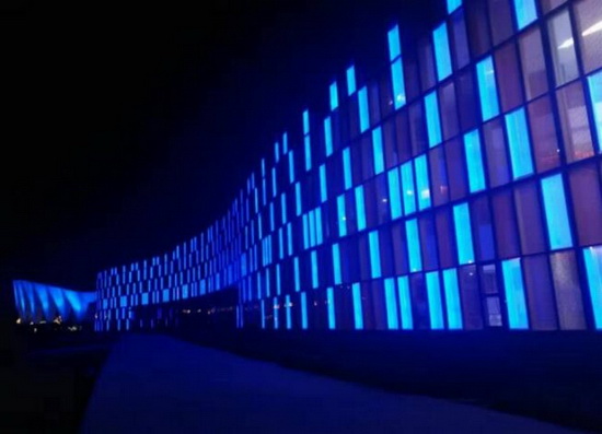 新疆阿拉尔市图书馆（西部地区最大规模应用导光板项目）